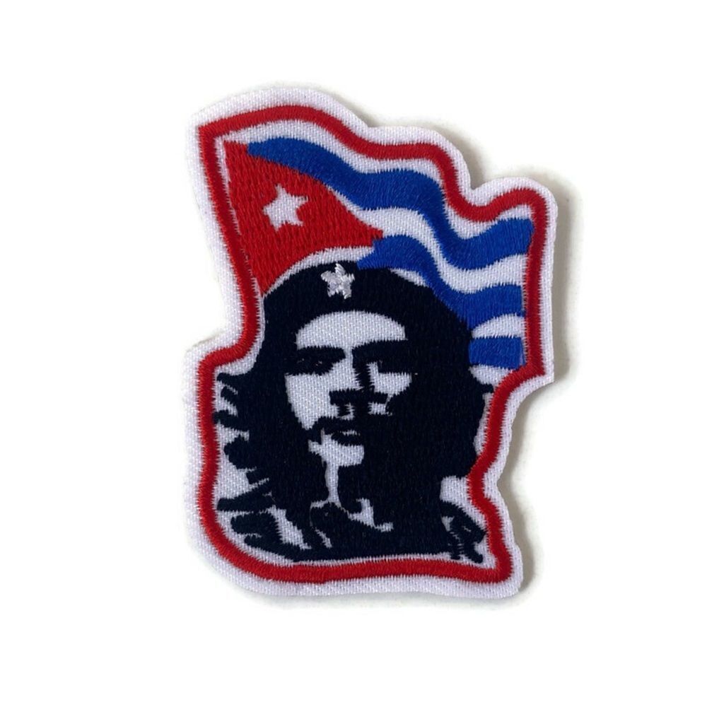Che Cuba FlagβEmbroideredβPatch